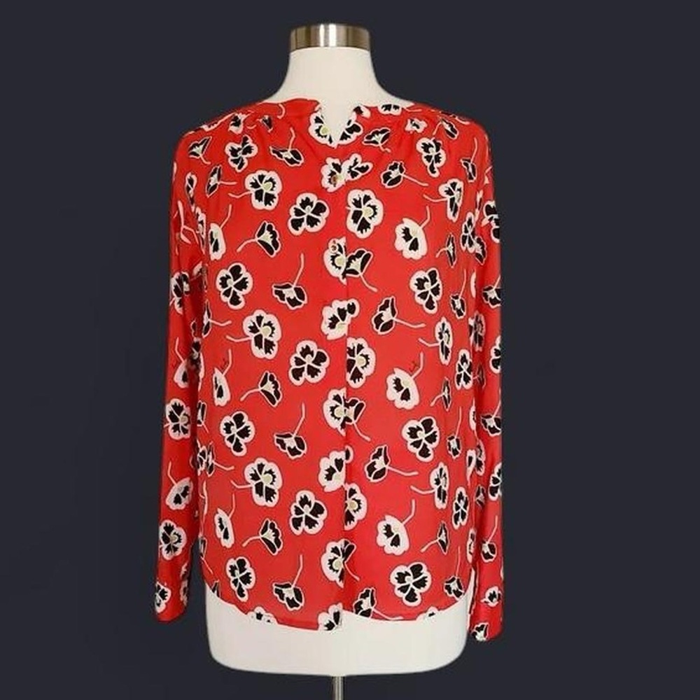 Juicy Couture Floral Logo Print Blouse